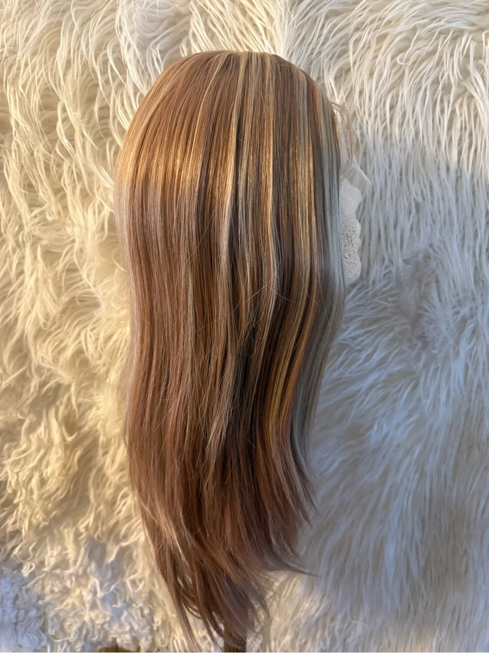 Long Straight Lace Front Wig - Ash Brown